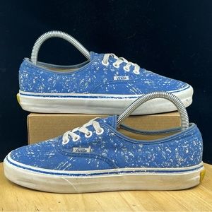 Vans Authentic X Crayola Blue Scribble Mens Size 6/ Wmns Size 7.5